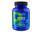 NATIOS Reishi Extract, 500 mg, 40% polysaccharides, 90 veganských kapslí