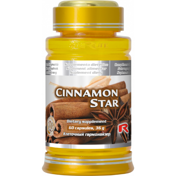 Cinnamon star - pro normální trávení, chrom podporuje metabolismus a snižuje chuť na sladké