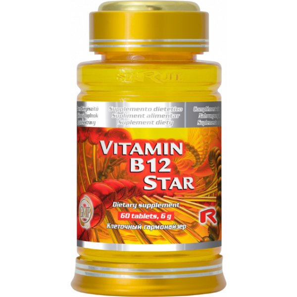Vitamín B12 má vliv na tvorbu červených krvinek, činnost nervové soustavy a  imunitní systém