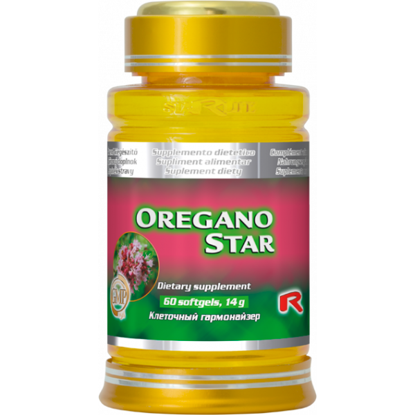 Oregano star -  Dobromysl obecná pro správnou funkčnost nervů, plic, játer, trávení a žlučníku