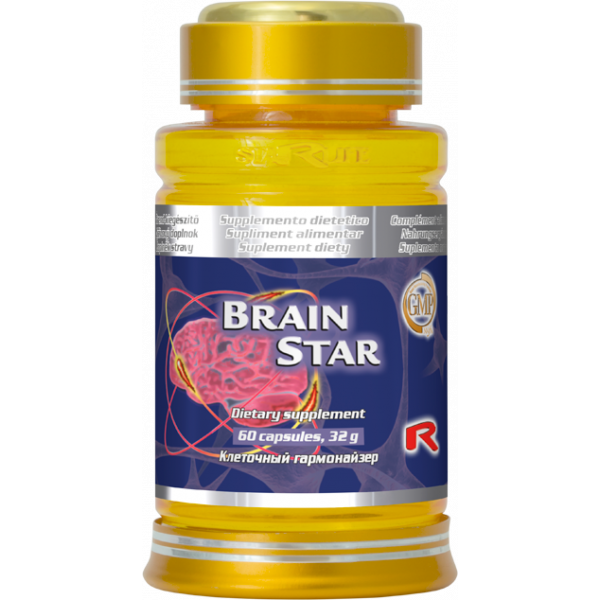Brain s patentovanou směsí Neuro-PS® pro výživu mozkových buněk a  vitamíny B